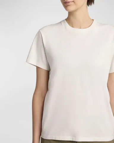The Row Calibi Brushed Cotton Silk Jersey T-Shirt | Thumbnail 5 The Row Calibi Brushed Cotton Silk Jersey T-Shirt | Thumbnail 5