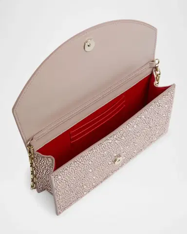 Christian Louboutin Loubi54 Strass Flap Clutch Bag | Thumbnail 3 Christian Louboutin Loubi54 Strass Flap Clutch Bag | Thumbnail 3