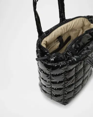 Vee Collective Porter Quilted Vinyl Tote Bag | Thumbnail 2 Vee Collective Porter Quilted Vinyl Tote Bag | Thumbnail 2
