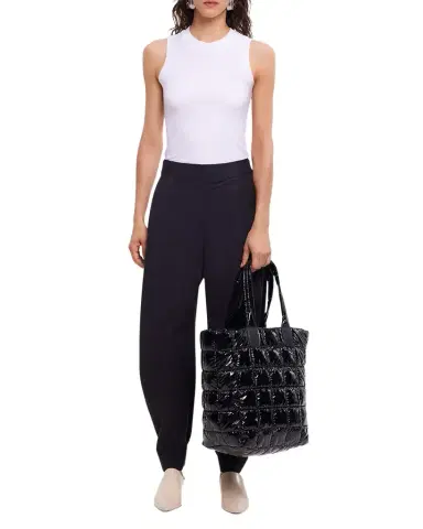 Vee Collective Porter Quilted Vinyl Tote Bag | Thumbnail 1 Vee Collective Porter Quilted Vinyl Tote Bag | Thumbnail 1
