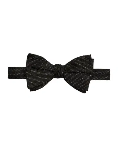 Eton Men's Metallic Stripe Silk Bow Tie | Thumbnail 1 Eton Men's Metallic Stripe Silk Bow Tie | Thumbnail 1