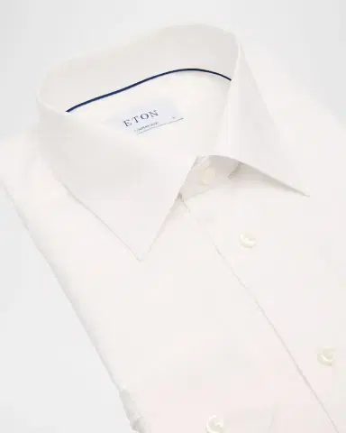 Eton Men 's Evening Floral Jacquard Contemporary-Fit Dress Shirt | Thumbnail 2 Eton Men 's Evening Floral Jacquard Contemporary-Fit Dress Shirt | Thumbnail 2