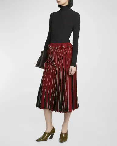 Bottega Veneta Dimensional Midi Skirt | Thumbnail 3 Bottega Veneta Dimensional Midi Skirt | Thumbnail 3