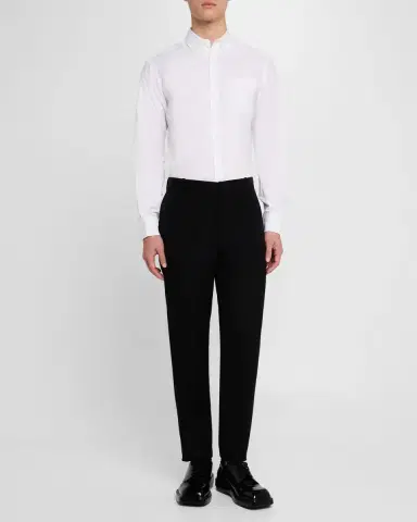Ferragamo Men's Gancio Oxford Sport Shirt | Thumbnail 2 Ferragamo Men's Gancio Oxford Sport Shirt | Thumbnail 2