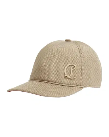 Christian Louboutin Men's Mooncrest Canvas Baseball Cap | Thumbnail 2 Christian Louboutin Men's Mooncrest Canvas Baseball Cap | Thumbnail 2