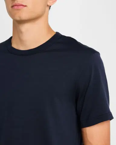 Derek Rose Men's Barny Pima Cotton Jersey Crewneck T-Shirt | Thumbnail 5 Derek Rose Men's Barny Pima Cotton Jersey Crewneck T-Shirt | Thumbnail 5