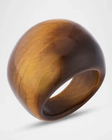 NEST Jewelry Tigers Eye Chunky Stone Statement Ring | Thumbnail 2 NEST Jewelry Tigers Eye Chunky Stone Statement Ring | Thumbnail 2