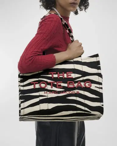 Marc Jacobs The Zebra Canvas Large Tote Bag | Thumbnail 2 Marc Jacobs The Zebra Canvas Large Tote Bag | Thumbnail 2