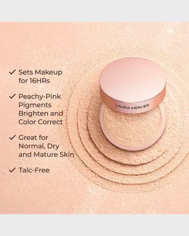 Laura Mercier Ultra-Blur Talc-Free Translucent Loose Setting Powder, Rose | Thumbnail 3 Laura Mercier Ultra-Blur Talc-Free Translucent Loose Setting Powder, Rose | Thumbnail 3