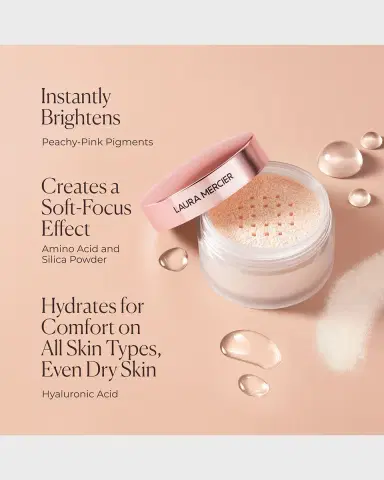 Laura Mercier Ultra-Blur Talc-Free Translucent Loose Setting Powder, Rose | Thumbnail 4 Laura Mercier Ultra-Blur Talc-Free Translucent Loose Setting Powder, Rose | Thumbnail 4