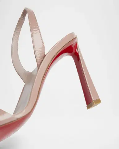 Christian Louboutin 85mm Condora Leather Slingback Sandals | Thumbnail 12 Christian Louboutin 85mm Condora Leather Slingback Sandals | Thumbnail 12