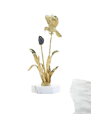John-Richard Collection Stone Garden Sculpture on Marble Base II | Thumbnail 1 John-Richard Collection Stone Garden Sculpture on Marble Base II | Thumbnail 1