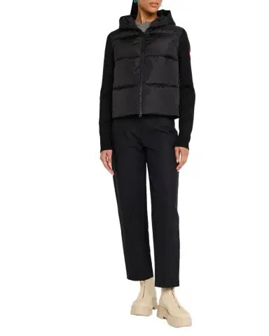 Canada Goose Hybridge Wide Quilt Knit Hoodie Jacket | Thumbnail 1 Canada Goose Hybridge Wide Quilt Knit Hoodie Jacket | Thumbnail 1