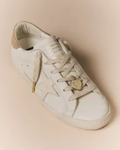 Golden Goose Super-Star Mixed Leather Charm Low-Top Sneakers | Thumbnail 5 Golden Goose Super-Star Mixed Leather Charm Low-Top Sneakers | Thumbnail 5