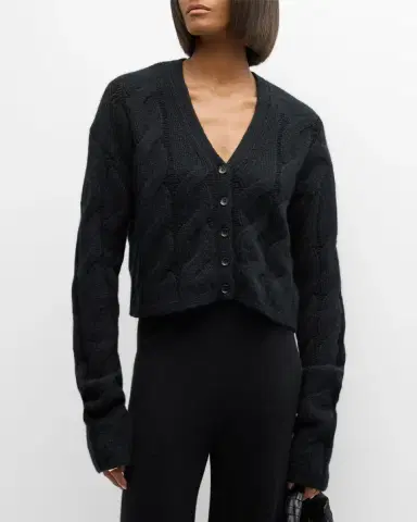 Sablyn Jolie Cashmere Cable-Knit Cardigan | Thumbnail 4 Sablyn Jolie Cashmere Cable-Knit Cardigan | Thumbnail 4