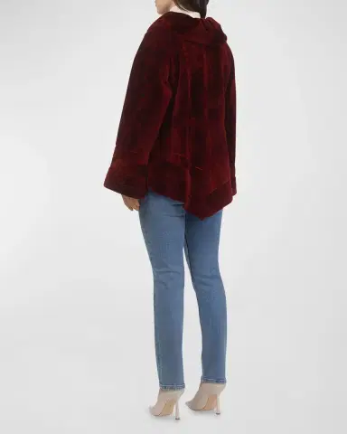 Gorski Reversible Textured Lamb Shearling Jacket | Thumbnail 2 Gorski Reversible Textured Lamb Shearling Jacket | Thumbnail 2