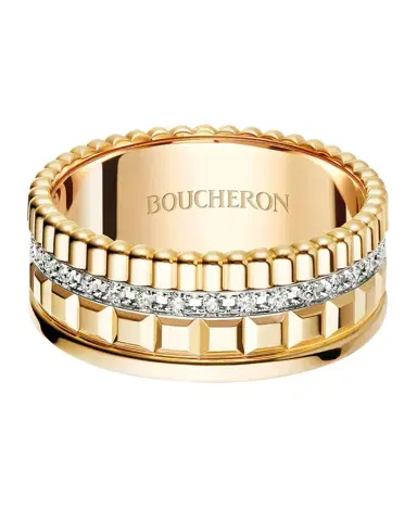Boucheron Quatre Radiant 18K Gold Band Diamond Ring | Thumbnail 1 Boucheron Quatre Radiant 18K Gold Band Diamond Ring | Thumbnail 1
