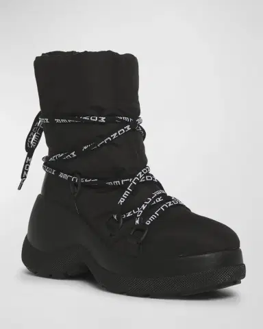 Moncler Resile Puffy Nylon Lace-Up Booties | Thumbnail 2 Moncler Resile Puffy Nylon Lace-Up Booties | Thumbnail 2
