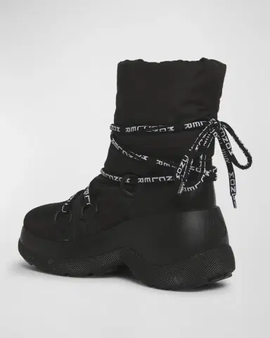 Moncler Resile Puffy Nylon Lace-Up Booties | Thumbnail 3 Moncler Resile Puffy Nylon Lace-Up Booties | Thumbnail 3
