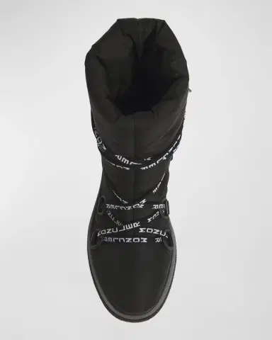 Moncler Resile Puffy Nylon Lace-Up Booties | Thumbnail 4 Moncler Resile Puffy Nylon Lace-Up Booties | Thumbnail 4