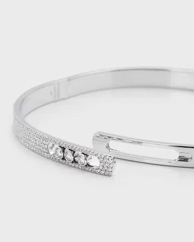 Messika MOVE NOA 18K WHITE GOLD DIAMOND BANGLE | Thumbnail 3 Messika MOVE NOA 18K WHITE GOLD DIAMOND BANGLE | Thumbnail 3