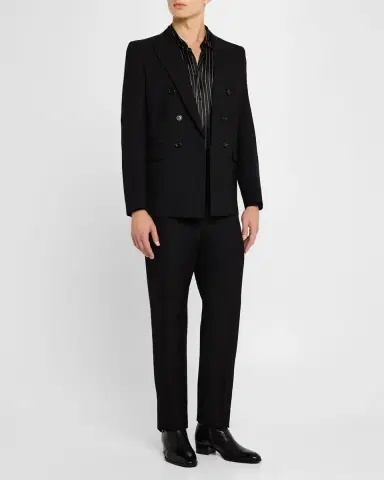 Saint Laurent Men's 6-Button Wool Sport Coat | Thumbnail 2 Saint Laurent Men's 6-Button Wool Sport Coat | Thumbnail 2