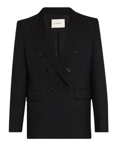 Saint Laurent Men's 6-Button Wool Sport Coat | Thumbnail 1 Saint Laurent Men's 6-Button Wool Sport Coat | Thumbnail 1