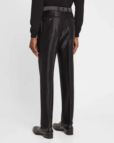 Tom Ford Men's Shelton Shiny Corduroy Trousers | Thumbnail 3 Tom Ford Men's Shelton Shiny Corduroy Trousers | Thumbnail 3