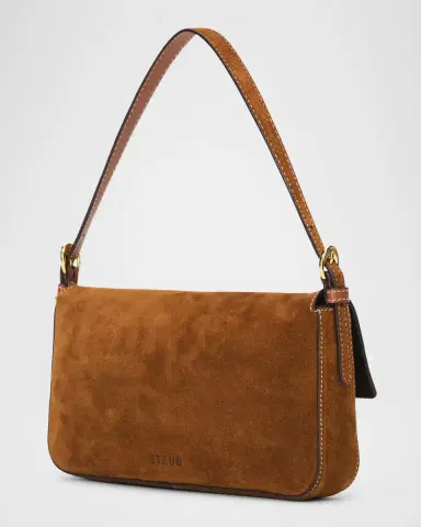 Staud Harlow Buckle Suede Shoulder Bag | Thumbnail 3 Staud Harlow Buckle Suede Shoulder Bag | Thumbnail 3