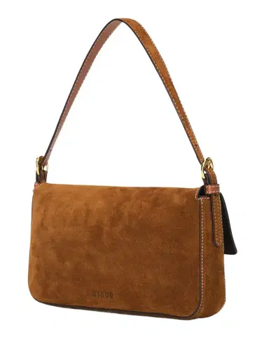 Staud Harlow Buckle Suede Shoulder Bag | Thumbnail 1 Staud Harlow Buckle Suede Shoulder Bag | Thumbnail 1