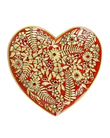 Jay Strongwater Aria Floral Heart Trinket Tray | Thumbnail 1 Jay Strongwater Aria Floral Heart Trinket Tray | Thumbnail 1