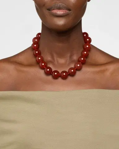 NEST Jewelry Carnelian Gemstone Statement Strand Necklace | Thumbnail 2 NEST Jewelry Carnelian Gemstone Statement Strand Necklace | Thumbnail 2