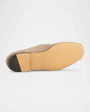 Tod's Men 's Mocassino Suede Penny Loafers | Thumbnail 4 Tod's Men 's Mocassino Suede Penny Loafers | Thumbnail 4