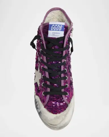 Golden Goose Francy Sequin High-Top Sneakers | Thumbnail 6 Golden Goose Francy Sequin High-Top Sneakers | Thumbnail 6