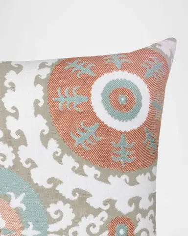 Elaine Smith Suzani Oasis Indoor/Outdoor Pillow, 22" Square | Thumbnail 4 Elaine Smith Suzani Oasis Indoor/Outdoor Pillow, 22" Square | Thumbnail 4