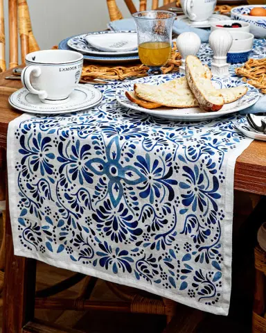 Juliska Iberian Table Runner, 18" x 90" | Thumbnail 2 Juliska Iberian Table Runner, 18" x 90" | Thumbnail 2