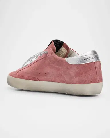 Golden Goose Super-Star Mixed Leather Low-Top Sneakers | Thumbnail 4 Golden Goose Super-Star Mixed Leather Low-Top Sneakers | Thumbnail 4