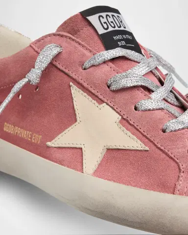 Golden Goose Super-Star Mixed Leather Low-Top Sneakers | Thumbnail 5 Golden Goose Super-Star Mixed Leather Low-Top Sneakers | Thumbnail 5