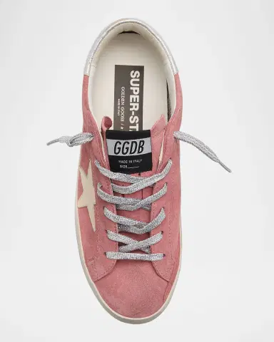 Golden Goose Super-Star Mixed Leather Low-Top Sneakers | Thumbnail 6 Golden Goose Super-Star Mixed Leather Low-Top Sneakers | Thumbnail 6