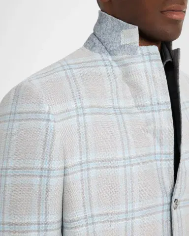 Kiton Men's Check Sport Coat | Thumbnail 7 Kiton Men's Check Sport Coat | Thumbnail 7