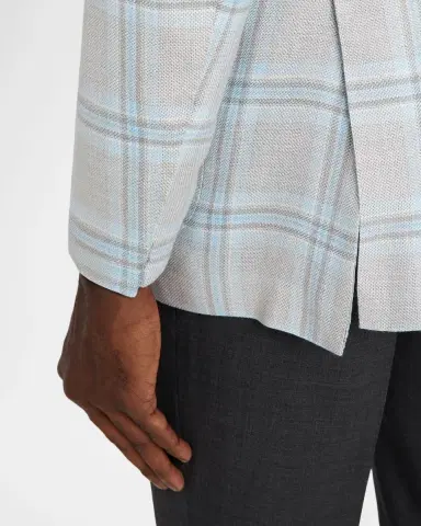 Kiton Men's Check Sport Coat | Thumbnail 8 Kiton Men's Check Sport Coat | Thumbnail 8