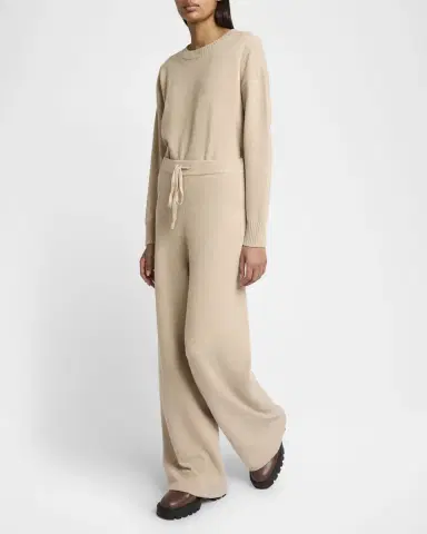 Yves Salomon Wool Drawstring Pants | Thumbnail 3 Yves Salomon Wool Drawstring Pants | Thumbnail 3