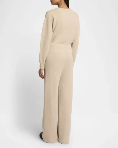 Yves Salomon Wool Drawstring Pants | Thumbnail 4 Yves Salomon Wool Drawstring Pants | Thumbnail 4