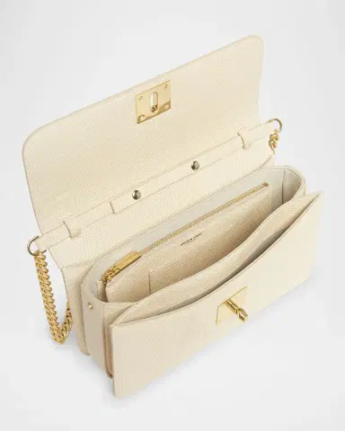 Golden Goose Gioia Lizard-Embossed Leather Shoulder Bag | Thumbnail 4 Golden Goose Gioia Lizard-Embossed Leather Shoulder Bag | Thumbnail 4