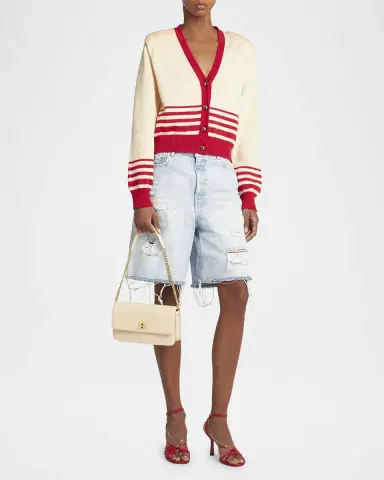 Golden Goose Gioia Lizard-Embossed Leather Shoulder Bag | Thumbnail 5 Golden Goose Gioia Lizard-Embossed Leather Shoulder Bag | Thumbnail 5