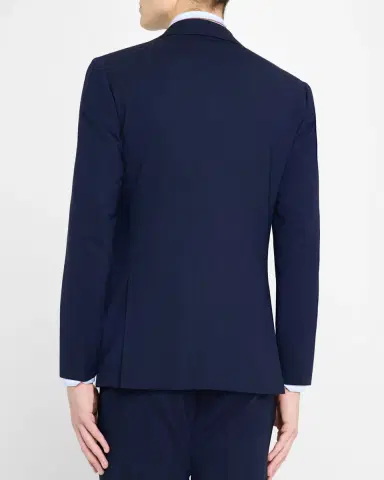 Kiton Men's Solid Wool Blazer | Thumbnail 3 Kiton Men's Solid Wool Blazer | Thumbnail 3