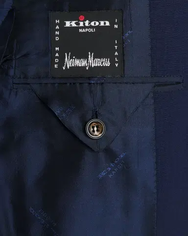 Kiton Men's Solid Wool Blazer | Thumbnail 6 Kiton Men's Solid Wool Blazer | Thumbnail 6