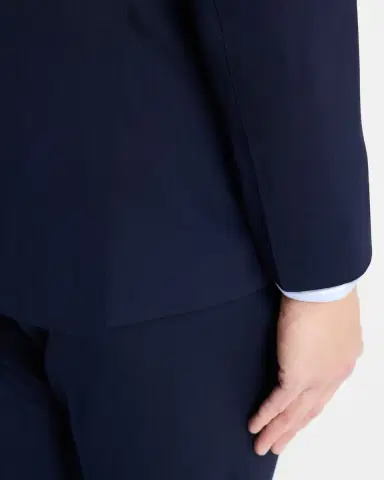 Kiton Men's Solid Wool Blazer | Thumbnail 8 Kiton Men's Solid Wool Blazer | Thumbnail 8