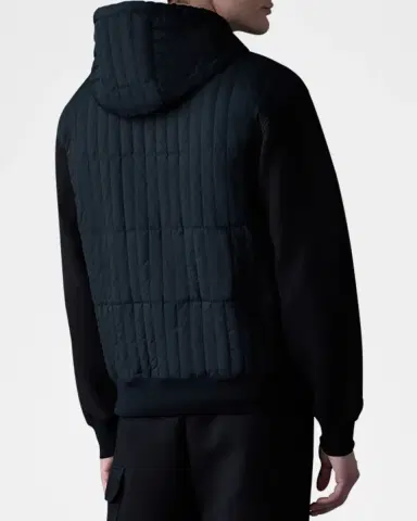 Mackage Men's Cruz Light Down Jersey Hoodie | Thumbnail 3 Mackage Men's Cruz Light Down Jersey Hoodie | Thumbnail 3