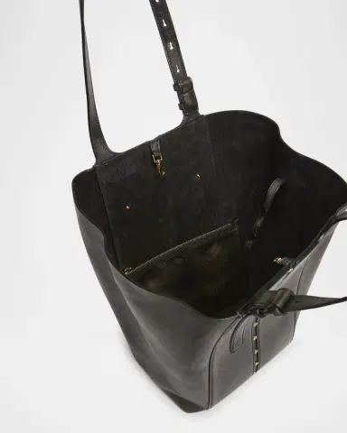 Golden Goose 24/7 North-South Distressed Leather Shoulder Bag | Thumbnail 4 Golden Goose 24/7 North-South Distressed Leather Shoulder Bag | Thumbnail 4